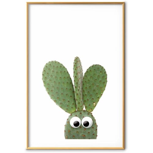  Plakat Eared Cactus 21x30 Zlatni okvir s margom Slike