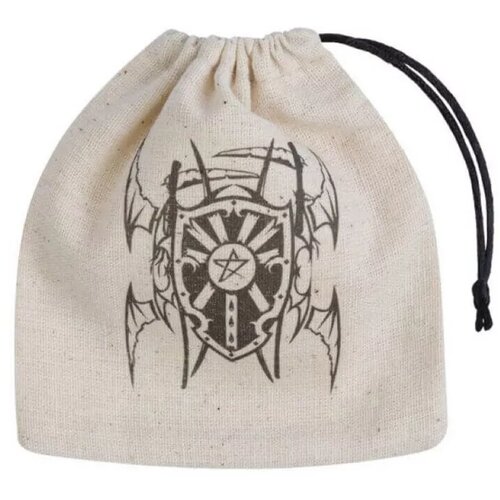 Q-Workshop vampire beige & black basic dice bag Cene