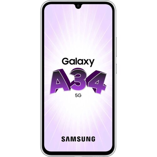Samsung Smartphone 6.6″, 5G, Octa Core 2.6GHz, RAM 6GB, 48Mpixel – Galaxy A34 5G 6GB/128GB Silver Cijene