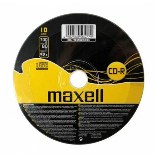 Maxell MDCDR8052XSH disk Slike