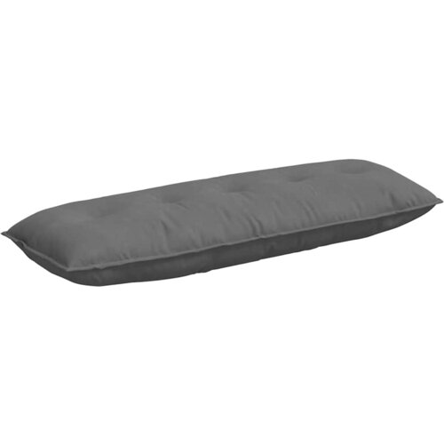 VidaXL Poglavni vzglavnik Temno siva 140 x 50 cm Mikrofiber tkanina, (5000278349) Slike