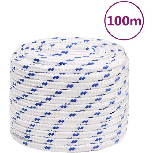 vidaXL Brodski konop bijeli 18 mm 100 m od polipropilena Cene