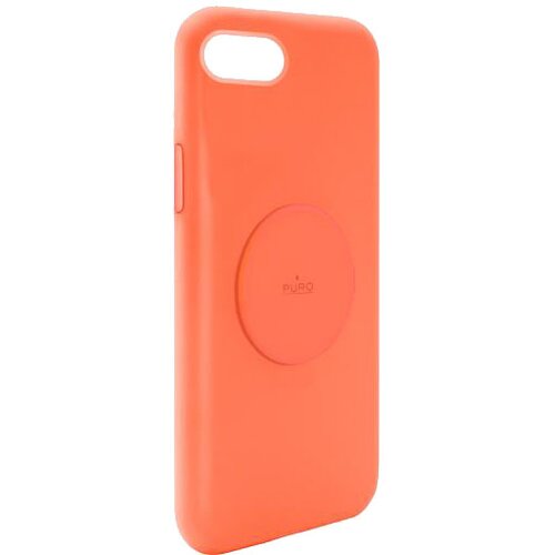Puro &amp;Scaron;koljka za Apple Iphone 6 / 7 / 8 / Se / Se 2022 Silikonska serija Icon s kovinsko plo&amp;scaron;?o, Oranžna, (21373160) Slike
