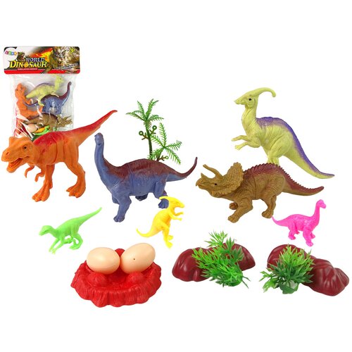  Set of Dinosaur Figures with Accessories 15 Pieces Cene