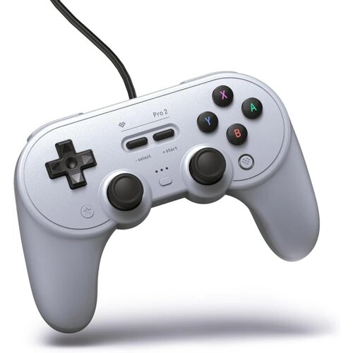 8BitDo gamepad pro 2 BT/2.4Ghz/Multi platform/vibracija/hall effect/tmr/gray Slike
