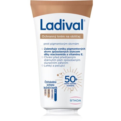 Ladival Anti-Pigment Spots za&amp;scaron;čitna krema za obraz z vitaminom E SPF 50+ 50 ml Slike
