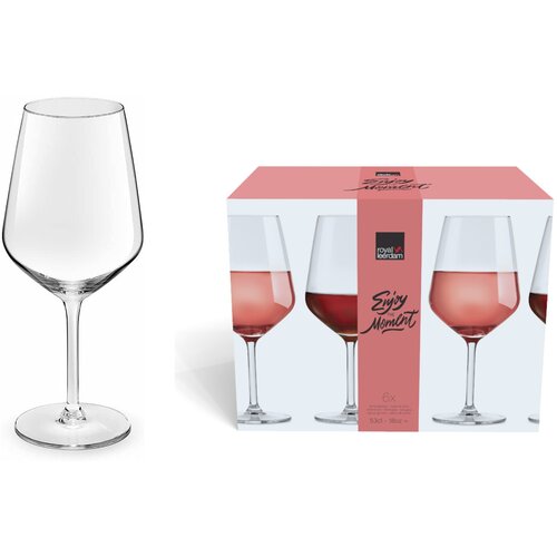 ROYAL LEERDAM ENJOY THE MOMENT, KOZARCI ZA RDEČE VINO, 530 ML, 6 KOS, (22152909) Slike