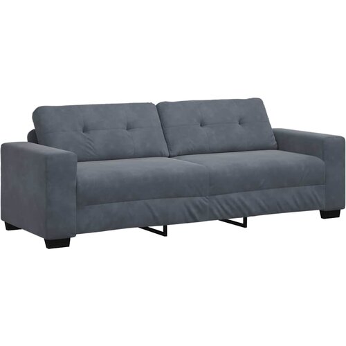  Dvodijelni set sofa s jastucima, tamno sivi bar&amp;scaron;un Siva Slike