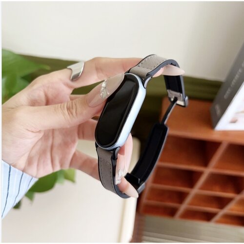 INF Silikonski pa&scaron;ček z magnetnim zaponkom za Xiaomi Mi Band 8/9/10 Gray, (5000264365) Cene