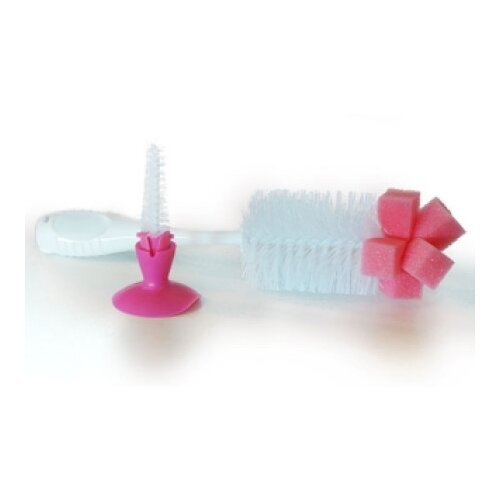 Cangaroo 2 in 1 četka za fla&amp;scaron;ice i cucle pink be803h-b ( CAN8689 ) Slike