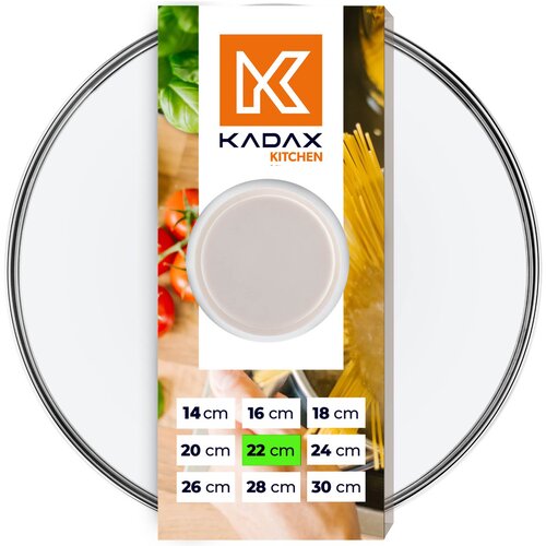 KADAX stekleni pokrov 22 cm univerzalni toplotno odporen pokrov za lonce in ponev, (5000355875) Cene