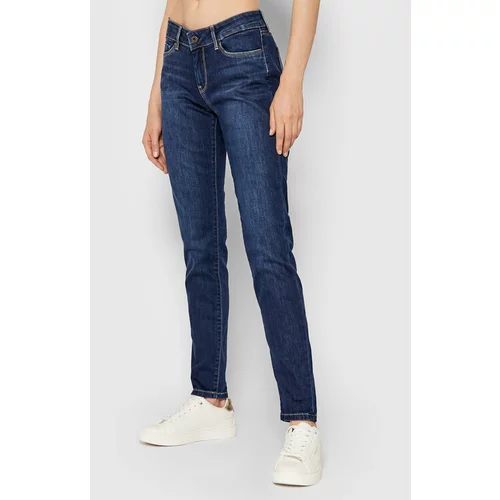 PepeJeans Jeans hlače Soho PL201040 Mornarsko modra Skinny Fit