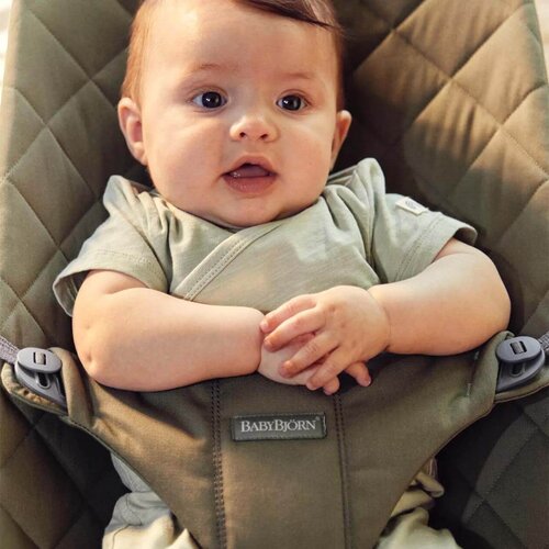 BABYBJORN njihaljka balance bliss woven classic quilt dark green Slike