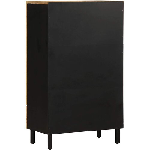  Visoka ploča 60x33,5x100 cm Puno grubo drvo Mango Slike