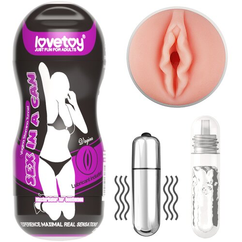 Lovetoy Sex In A Can Vagina Stamina Tunnel Vibrating Flesh Cijene