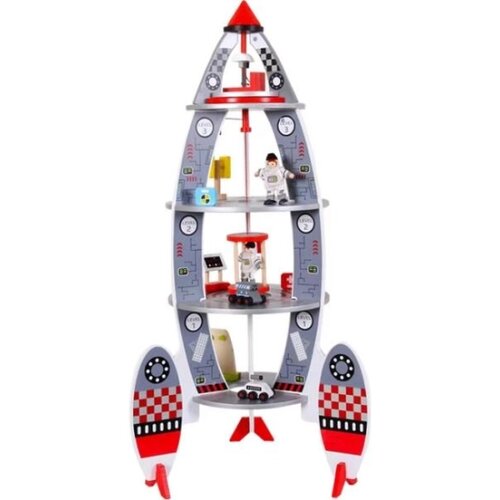 Bbo DRVENA IGRACKA - SVEMIRSKA RAKETA (3g+) (BL-19029) Slike