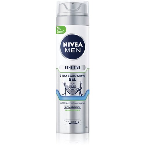 Nivea Men Sensitive gel za britje s pomirjevalnim učinkom 200 ml Slike