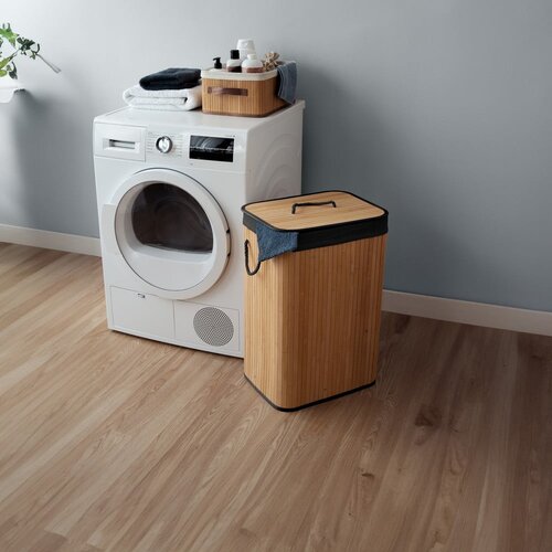 Compactor Ko&amp;scaron; za perilo iz bambusa v naravni barvi 67 l Bamboo &amp;ndash; Slike
