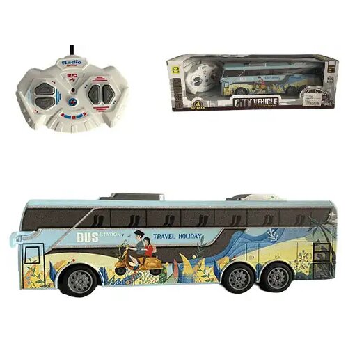 Magic Toys RC Avtobus na daljinsko upravljanje Travel Holiday City 27 MHz v merilu 1/32 25 cm Cene