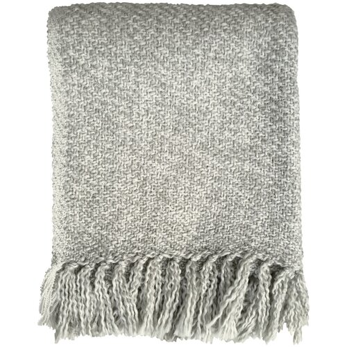Malagoon Posteljna pregrinjala Light grey melee throw Siva Cene