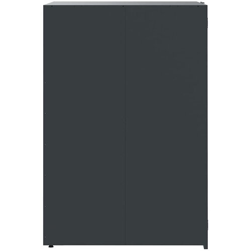  Spremi&amp;scaron;te za 2 kante za otpad antracit 138x79x117 cm čelično Slike
