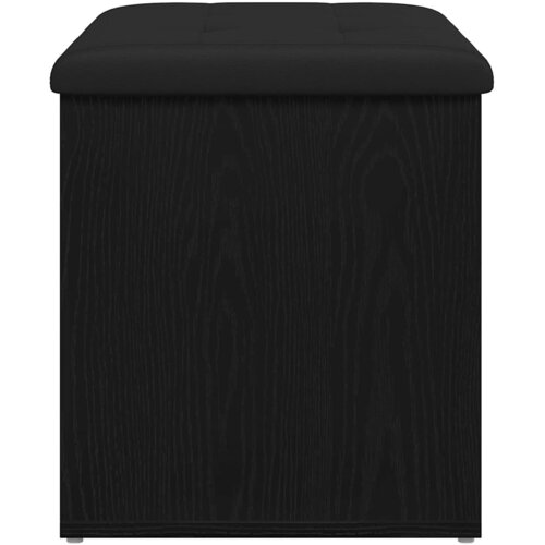  Klupa za pohranu Crni hrast 62 x 42 x 45 cm Konstruirano drvo Slike