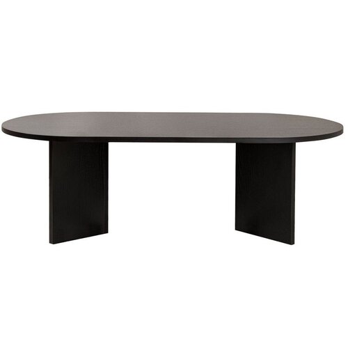 Kalune Design Črna klubska mizica v mat dekorju 60x119 cm Sable &amp;ndash; Slike