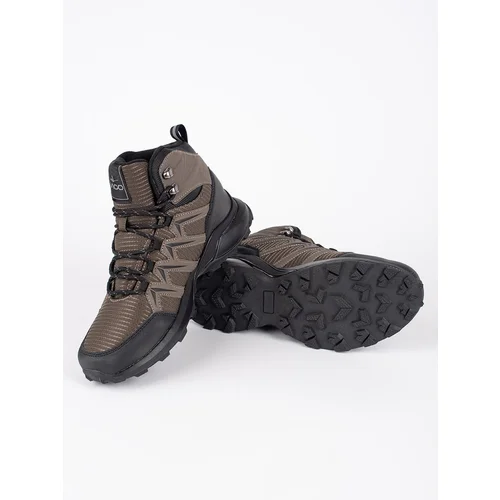 VICO Brown insulated trekking shoes for men