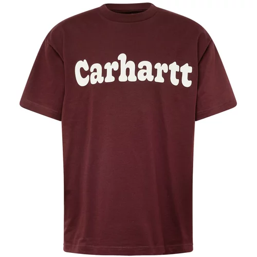 Carhartt WIP Majica 'Bubbles' vinsko rdeča / bela