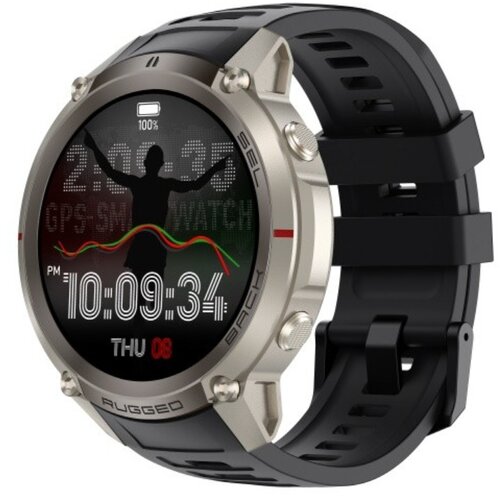 INF Pametna ura 1.43 inch AMOLED, Multi-GNSS, 5ATM in Bluetooth klici Black, (5000306703) Cene