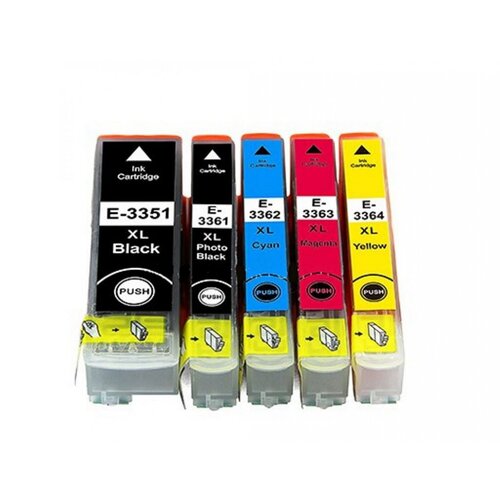 Epson 33XL , T3351 , T3361 do T3364 , komplet 5 kompatibilnih kartuš Cene