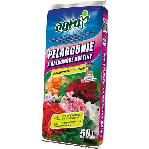 Agro zemlja za balkonsko cvijeće (50 l)
