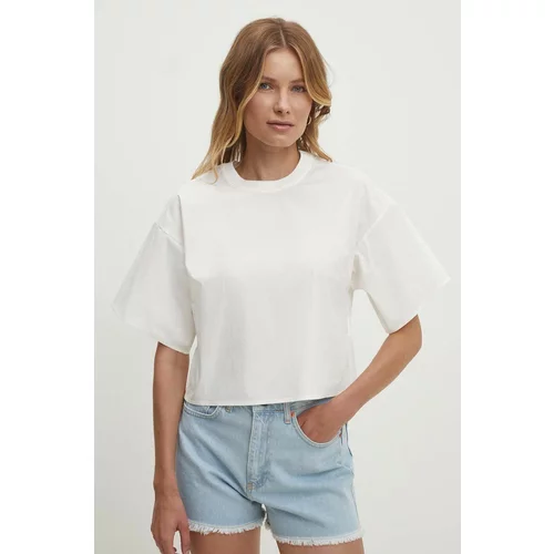 Answear Lab Bluza boja: bijela, bez uzorka