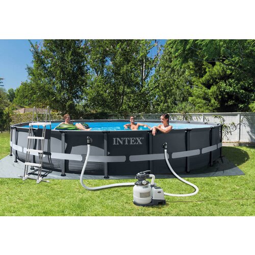 Intex 610 x 122 cm ultra frame bazen sa čeličnom konstrukcijom i peščanom pumpom Cene