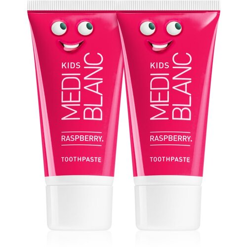 MEDIBLANC KIDS Raspberry otro&amp;scaron;ka zobna pasta 2x50 ml Slike