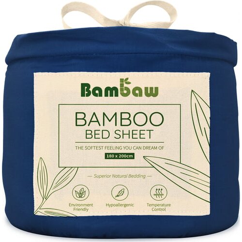 Bambaw rjuha iz bambusa 180 x 200 cm - navy blue Cene