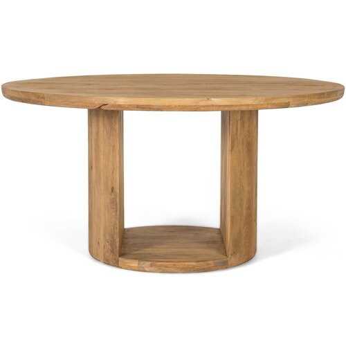 GINER Y COLOMER Miza iz mangovega lesa z okroglo površino, premera 150 cm, (22147179) Cene