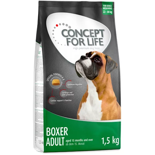 Concept for Life Snižena cijena! 1 kg / 1,5 kg hrana za pse - Boxer Adult (1,5 kg)