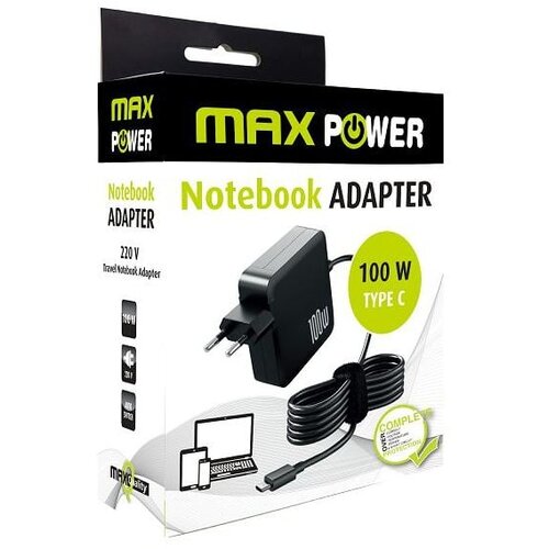 Max Power Univerzalni kućni punjač 100W za laptop Type C Cene
