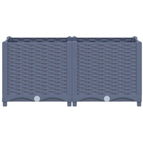  Povi&amp;scaron;ena gredica 80x40x38 cm od polipropilena Slike