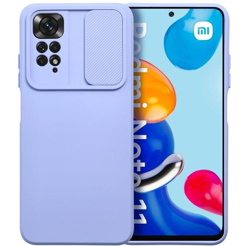 XIAOMI REDMI note 11 / 11S slide za&amp;scaron;titna maskica ljubičasta Slike
