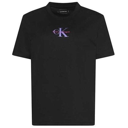 Calvin Klein crna pamučna ženska majica Cene