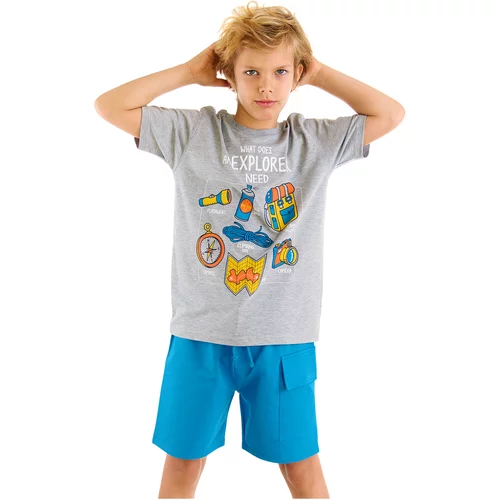 Mushi Explorer Boys T-shirt Shorts Set