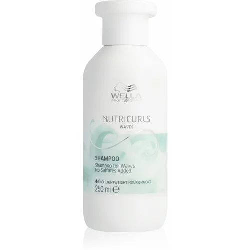 Wella Professionals Nutricurls Waves lahki vlažilni šampon za valovite lase 250 ml