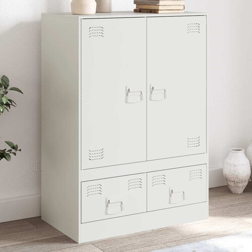 Furnova Visoka omarica bela 67x39x95 cm jeklo, (21949942) Cene
