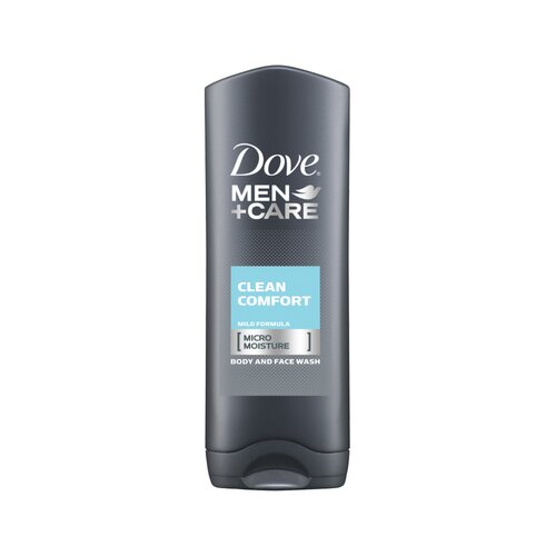 Dove Men + Care Clean Comfort gel za prhanje za telo in obraz 400 ml za mo&amp;scaron;ke Slike
