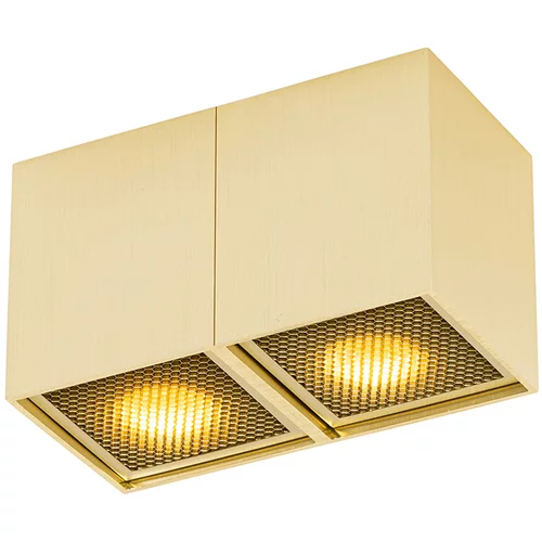 QAZQA Dizajn spot gold 2-light - Qubo Honey