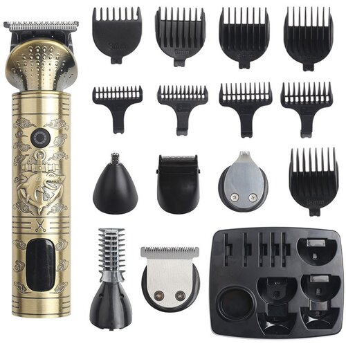 INF Električni strižnik las s polnilno baterijo in kompletom za nego nosu Gold, (5000072136) Slike