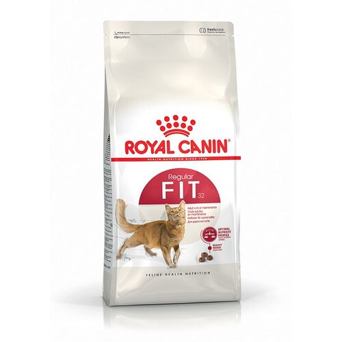 Royal Canin FHN Fit 32, potpuna i uravnotežena hrana za odrasle mačke starije od godinu dana. Umjerena aktivnost (in &amp;amp; outdoor), 10 kg Slike
