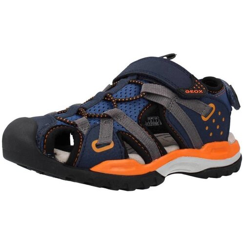 Geox &amp;Scaron;portni sandali J BOREALIS BOY B Modra Slike